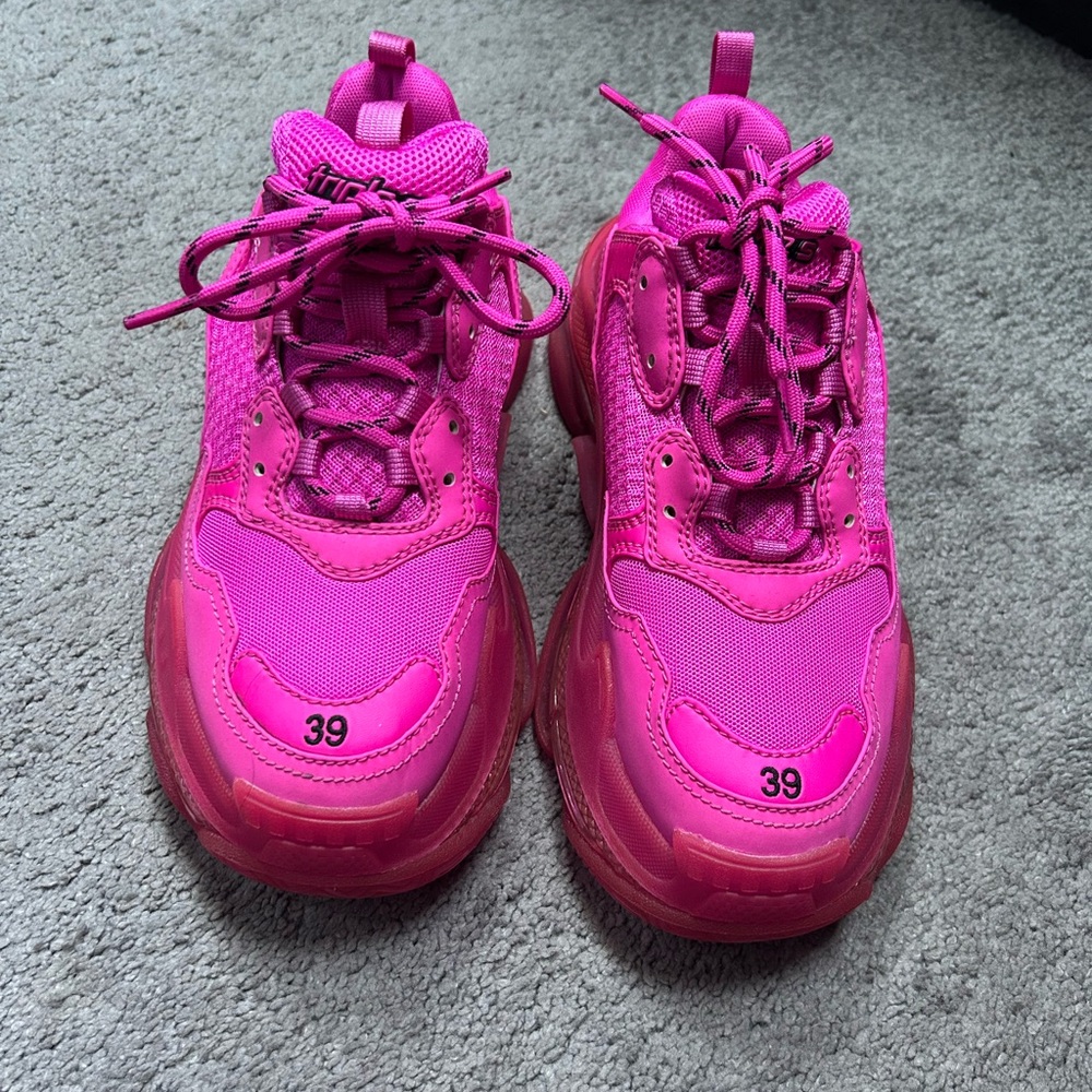 Kids Pink Sneakers